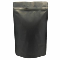 Black Stand Up Mylar Zip Lock Bag Pouches Aluminum Foil Bag Food Storage Package